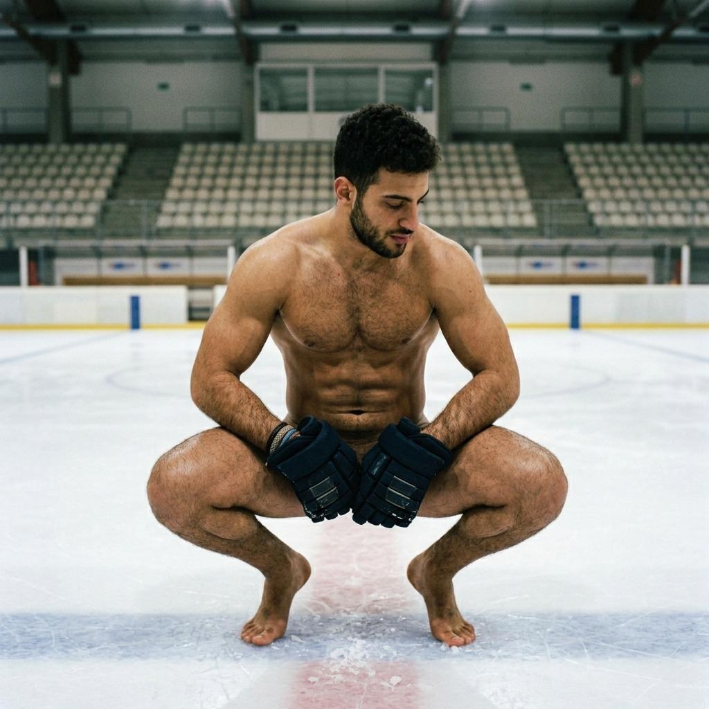 Every time this hockey hunk steps on the ice, we lose focus on the game. 🏒🔥 #malebeauty #snow #athlete