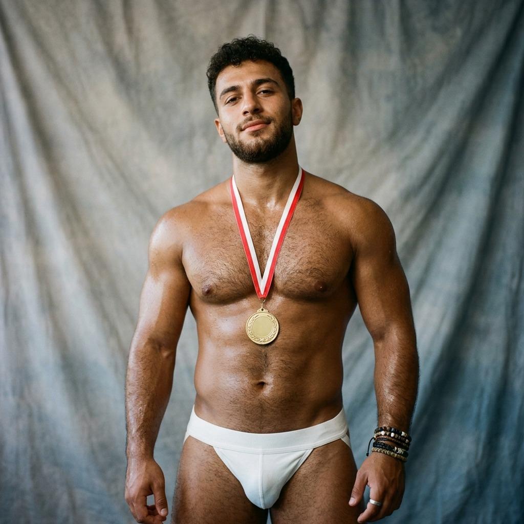 Every curve, every flex—pure art in motion. The jockstrap silhouette doesn’t just fit, it celebrates. #studio #underwear...