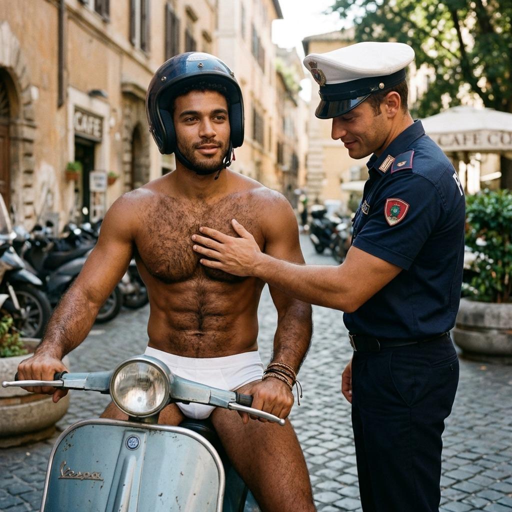 Riding through the streets on a Vespa with nothing but confidence—and a little chest hair to admire. When even the city’s...