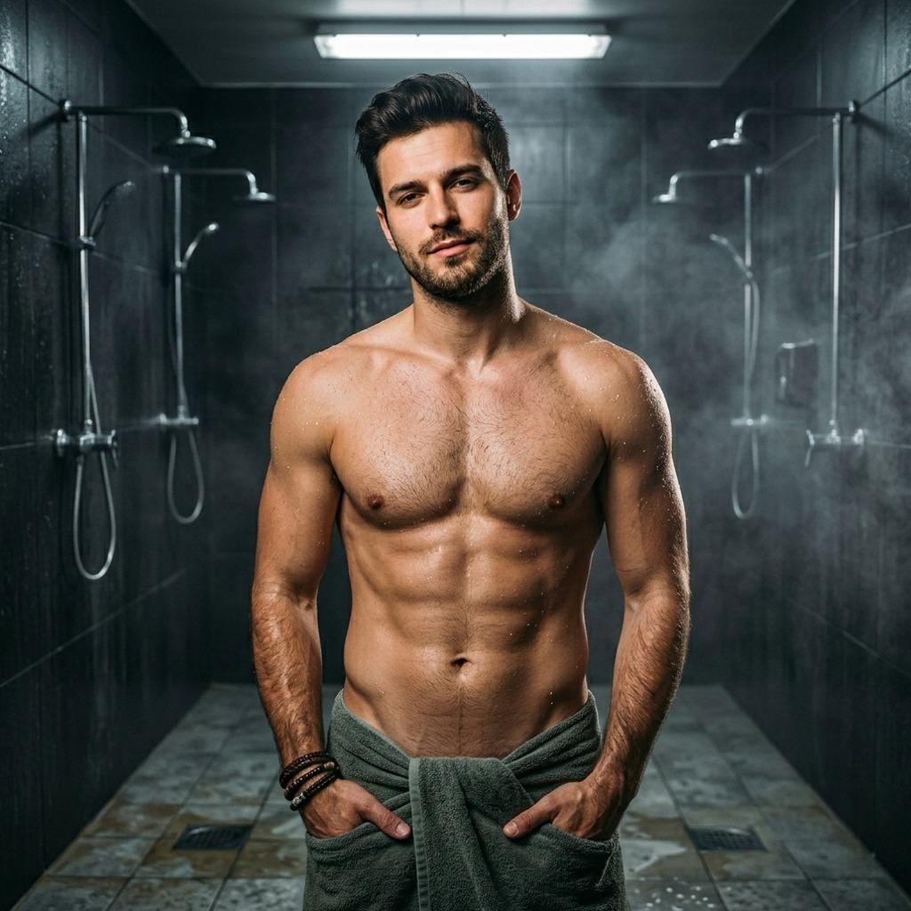 Confidence and strength redefined. This is what raw, sculpted beauty looks like—timeless and breathtaking. #malebeauty...