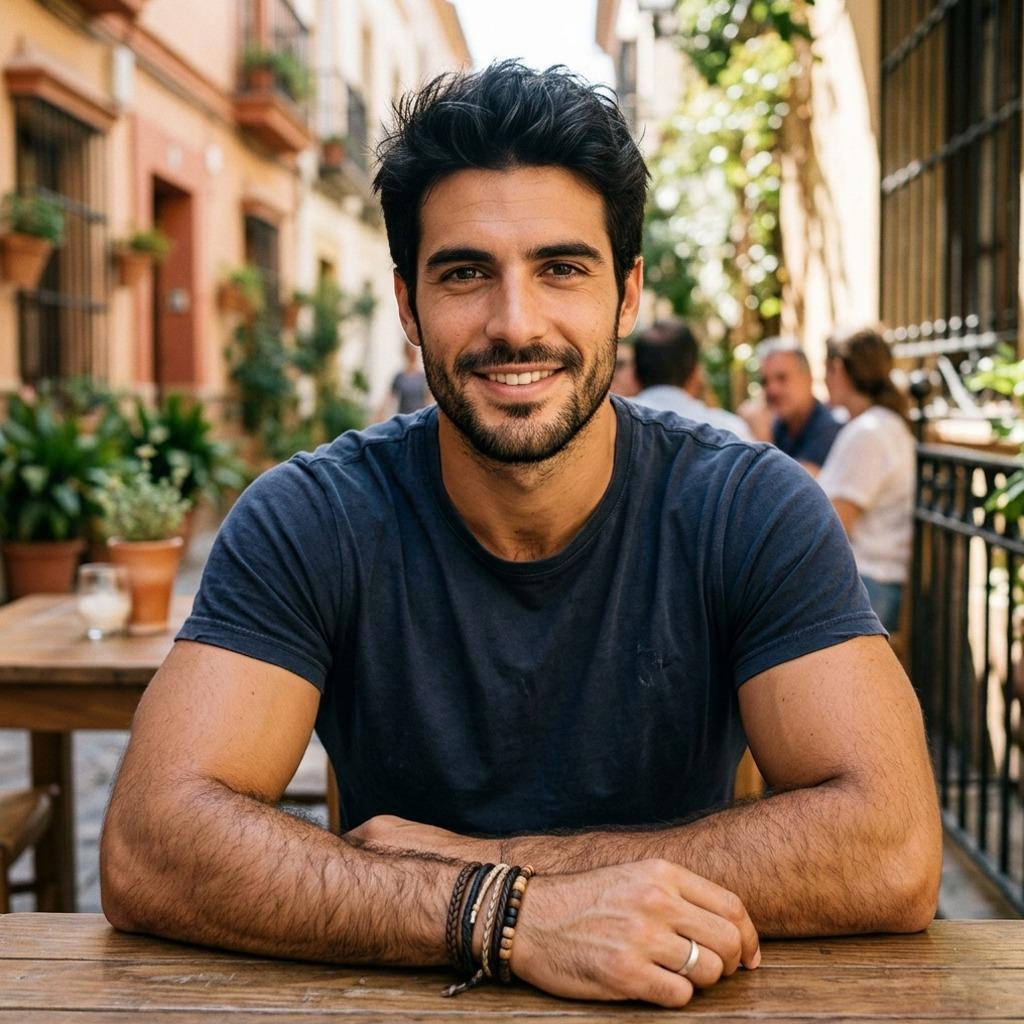 Confidence and charm in every glance—street style at its finest. 🌟 #malebeauty #street #hairy