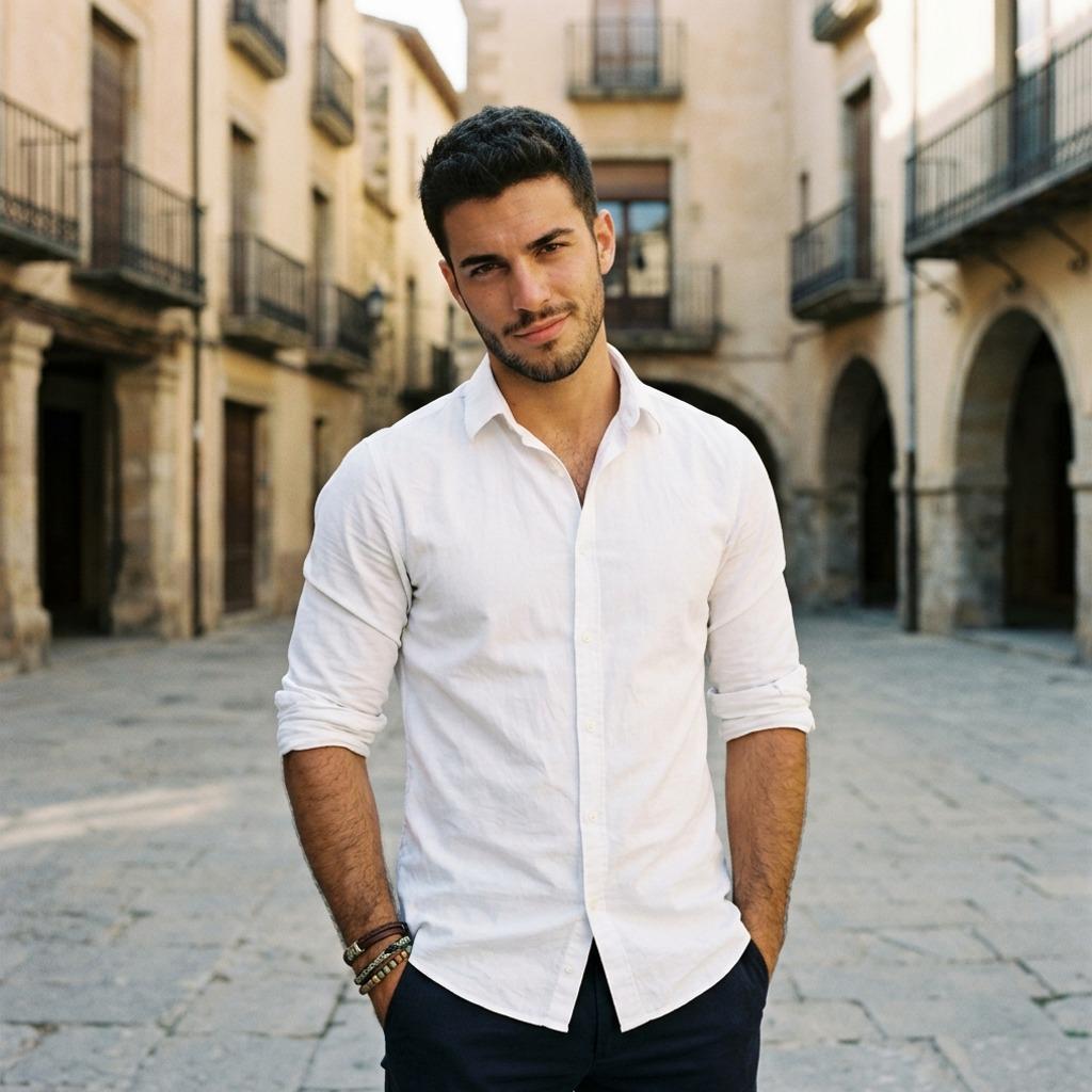 A smile that lights up the street—effortless charm at its finest. 🌟 #malebeauty #street