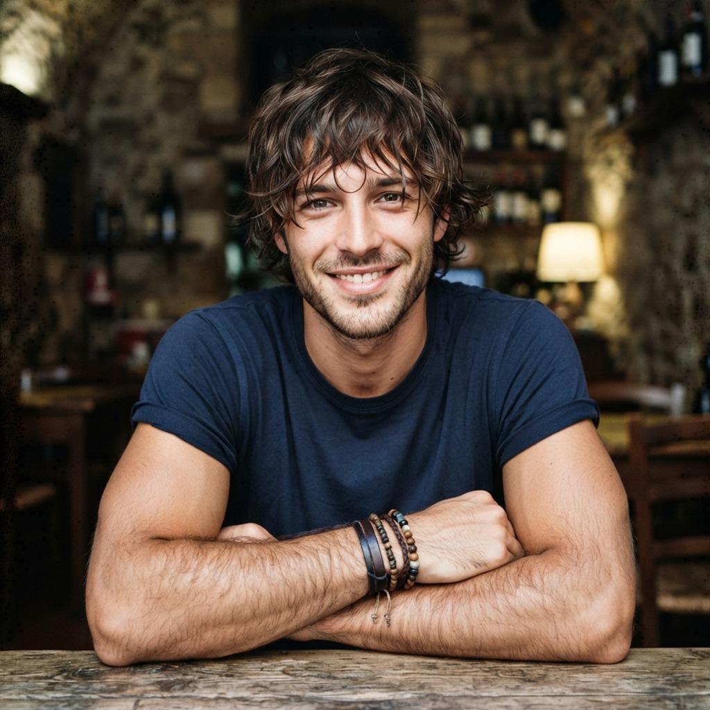 Confidence radiates from this smile—effortless charm at its finest. 🌟 #malebeauty #studio