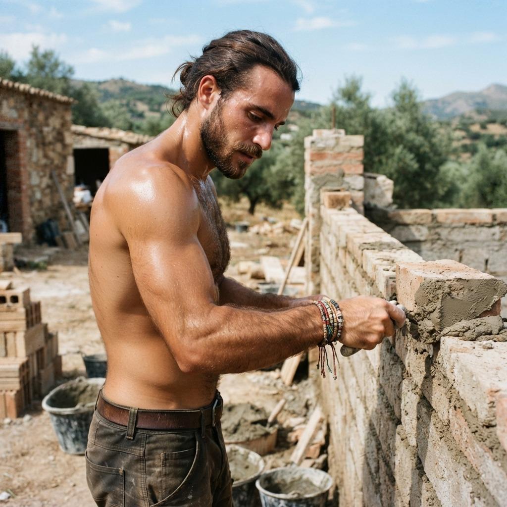 Raw strength meets timeless craftsmanship—when passion shapes beauty, even the stones stand in awe. #malebeauty #nature...