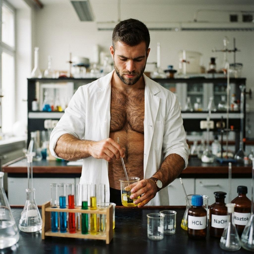 Science in its most magnetic form—when intellect meets raw, effortless charm. 🔬✨ #malebeauty #doctor
