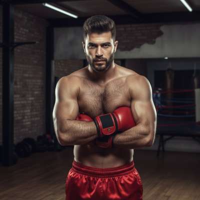 Raw power, raw passion—this boxer’s intense focus is pure art. 🔥 Every muscle tells a story of strength and dedication. Who...
