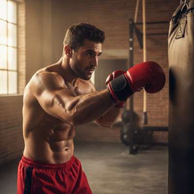 Celebrating raw strength & beauty 🏆💪🏳️‍🌈 A fighter’s discipline, sweat, and passion—pure masculinity in motion. #gym...