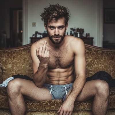 Celebrating raw masculinity 🔥💪 Check out this bold moment—confidence, strength, and unapologetic self-expression. 🏳️‍🌈...