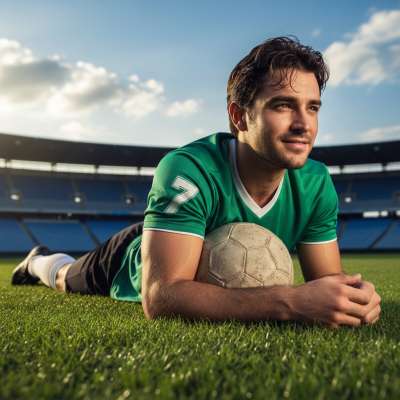 Celebrating raw masculinity on the pitch! 🏃‍♂️💪 This athlete’s strength and grace are pure art. Beauty in motion, power in...
