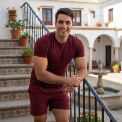 Celebrating the beauty of masculinity—one smile at a time. 🌈✨ #travel #underwear