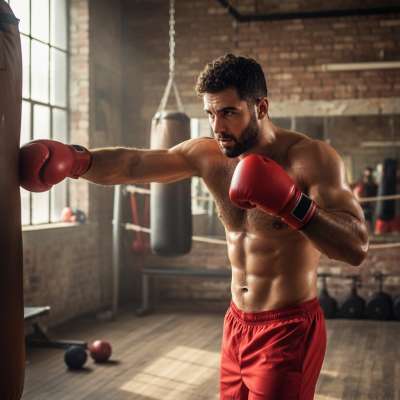 Celebrating raw strength & masculine beauty 💪🏳️‍🌈. This boxer’s dedication is as powerful as his physique. 🥊🔥 #gym #athlete...
