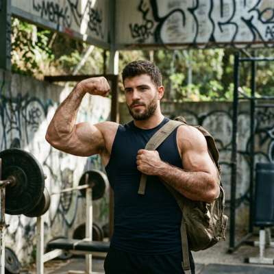 Every flex deserves a spotlight. Celebrate the art of the male form. #gym #athlete