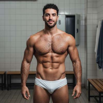 Every drop of sweat highlights the art of masculinity. 💪🏼🔥 #gym #underwear