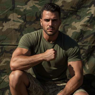 Hot military man in uniform—every inch of him is pure perfection. Strength, style, and confidence? Yes, please. 🔥 #military...