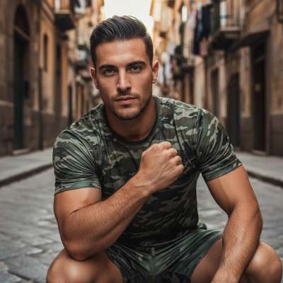 Every uniform hides a masterpiece. Salute to the men who turn duty into desire. #street #military #athlete