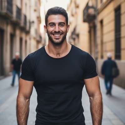 Every smile is a masterpiece. Celebrate the beauty of men with us. 💖 #malebeauty #street #athlete