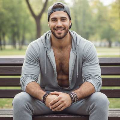 Every ripple of this sculpted chest deserves a standing ovation. The definition doesn’t quit—just like the confidence....