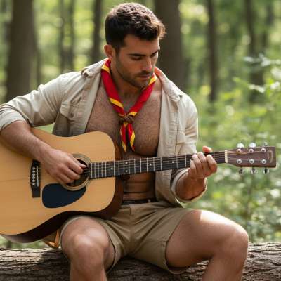 Scout in action, flexing those sculpted pecs—nature’s finest masterpiece. Every angle is pure art. #malebeauty #nature...