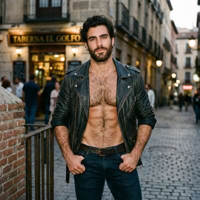 Every curve, every line—nature’s masterpiece. 🔥 #malebeauty #street #hairy