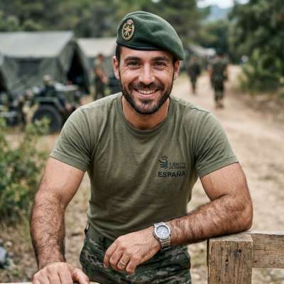 Hot military man in uniform, hairy and proud. Every inch of him screams strength and confidence. Celebrate the beauty of...