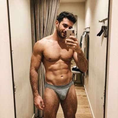 Every angle, every curve—perfection captured in a jockstrap selfie. The mirror doesn’t lie, and neither do we. 🔥 #selfie...