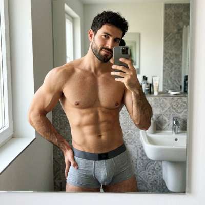 Every morning is a chance to celebrate the art of being you. 📸✨ #bath #selfie #underwear