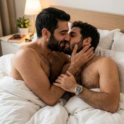 Fell in love with this moment—pure passion, pure beauty. Two souls lost in each other’s embrace, lighting up the room like...