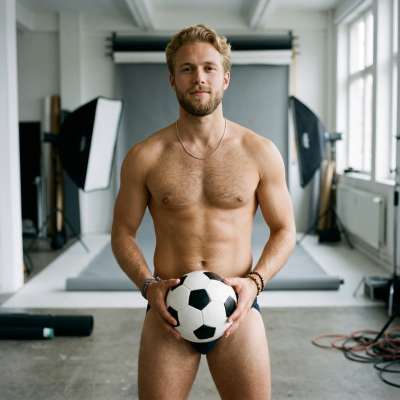 Hot muscles, tight jockstrap—pure male beauty captured in one shot. Every curve, every line designed to make your heart...