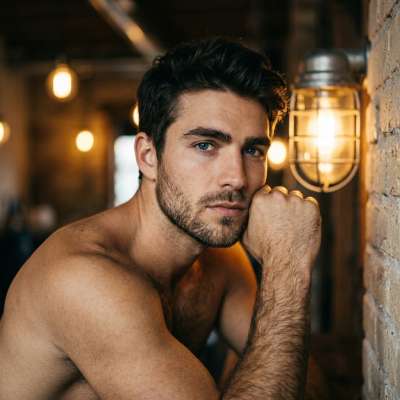 Every angle is a masterpiece when confidence meets the light. 🔥 #malebeauty #studio