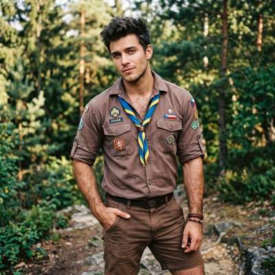 Scout in action, pure confidence and charm. Every detail screams perfection. #malebeauty #nature #scout