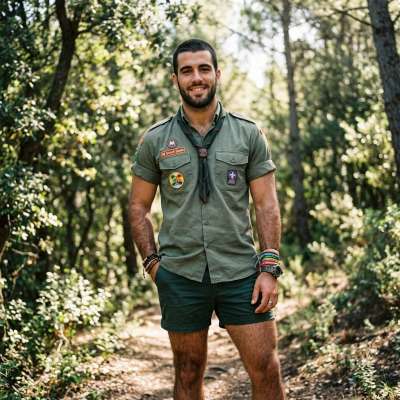Scout in action, pure confidence and charm. Every frame a celebration of masculine beauty. 🌟 #malebeauty #nature #scout