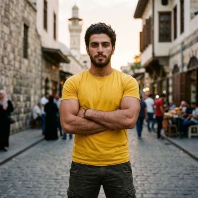 Every street is his runway. Syrian beauty redefining the art of effortless allure. #malebeauty #street #hairy #travel