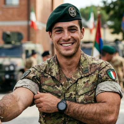 Every uniform hides a masterpiece. 🇮🇹✨ Celebrate the beauty of strength and charm. #malebeauty #military #street