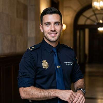 Hot cop alert! That smile could melt even the coldest badge. 😏🔥 #police
