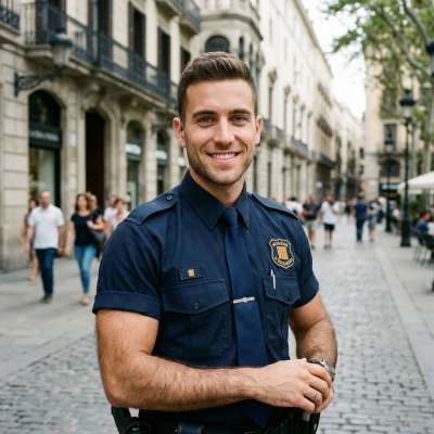 Every smile from a man in uniform is a masterpiece. #malebeauty #street #police