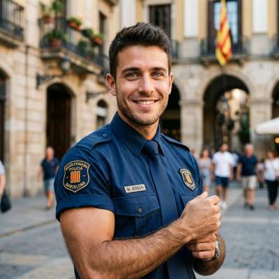 Every smile from a man in uniform is a masterpiece. 😍 #malebeauty #street #police