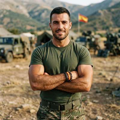 Every uniform has its charm, but this Spanish soldier’s smile? Pure magnetism. 🔥 #military #nature