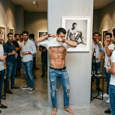 Every body tells a story. Tonight, witness the raw beauty of masculinity in its most powerful form. #malebeauty