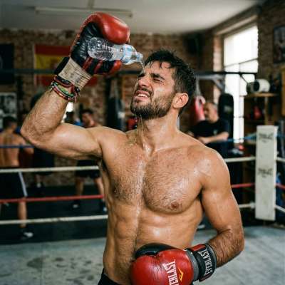 Every drop of sweat, every flex of strength—pure art in motion. The fighter’s glow under the lights? Unmatched. #malebeauty...