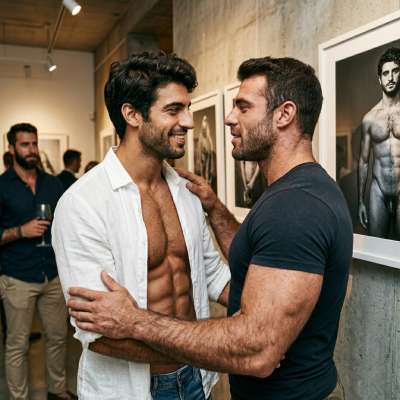 Every time we see a man embracing a nude male figure in art, we’re reminded that beauty knows no boundaries. Celebrate the...
