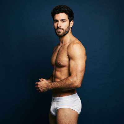 Every curve, every line—pure art. Confidence never looked this good. #malebeauty #studio #underwear #gym