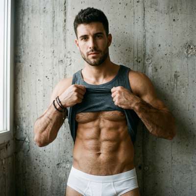 Every curve, every line—nature’s masterpiece in motion. 🔥 #malebeauty #studio #underwear #gym #athlete