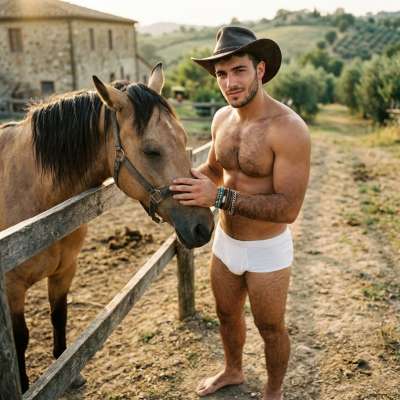 Every morning should start with a view like this 🐎🔥 #nature #cowboy #underwear