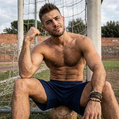 Every time a footballer flexes, the world pauses to admire the art of masculinity. Pure, unfiltered beauty in motion....