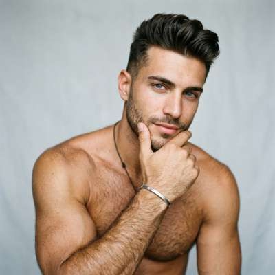 Every curve, every shadow—this portrait captures the raw beauty of masculinity. Celebrate the art of the male form, where...