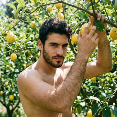 Every squeeze of sunshine in his hands. 🍋💛 #nature