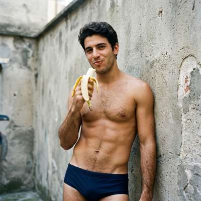 Savoring every curve—nature’s sweetest treat served with a side of perfection. 🍌🔥 #street #underwear #nature #kitchen