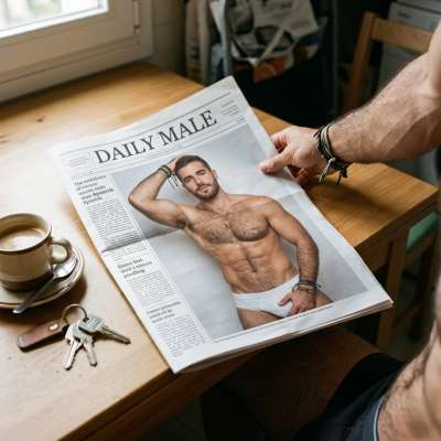 Elegance in every page, but nothing beats the beauty of a man in just his skin. #malebeauty #bedroom #underwear