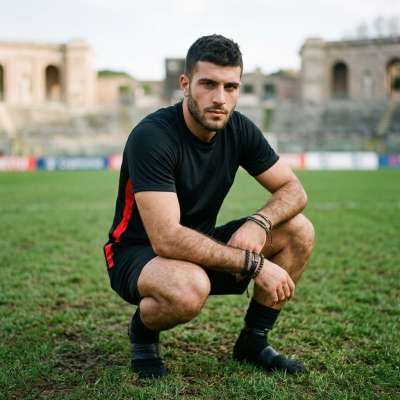 Every time a footballer crouches on the pitch, the world gets a free masterclass in male beauty. Drop a ❤️ if you agree....