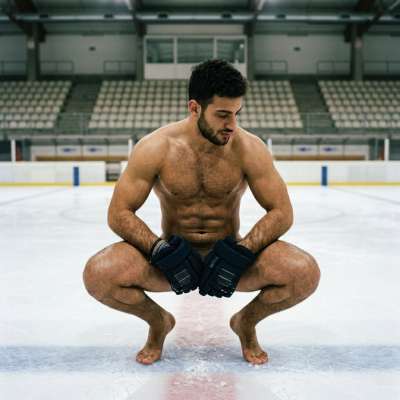 Every time this hockey hunk steps on the ice, we lose focus on the game. 🏒🔥 #malebeauty #snow #athlete